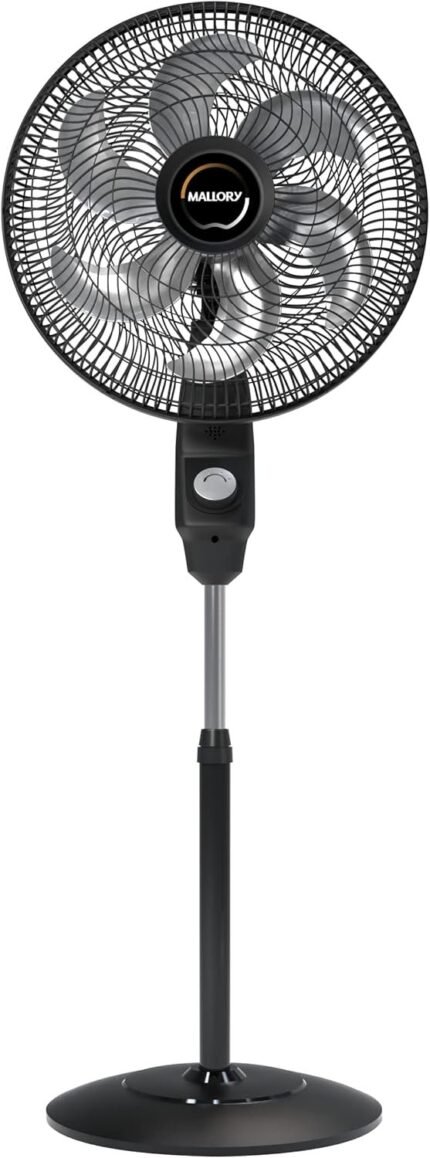 Ventilador de Coluna Mallory Éolo 126W, Silencioso, Hélice de 15 pás, Grade Especial em Sistema TS, Máxima Vazão e Mínimo Ruído – PR-GF- 220V